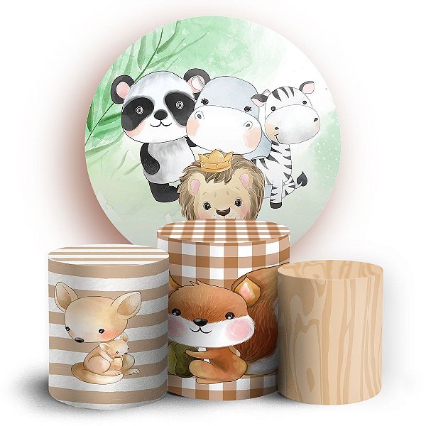 KIT Redondo e Trio - Safari - Sublimado 3D