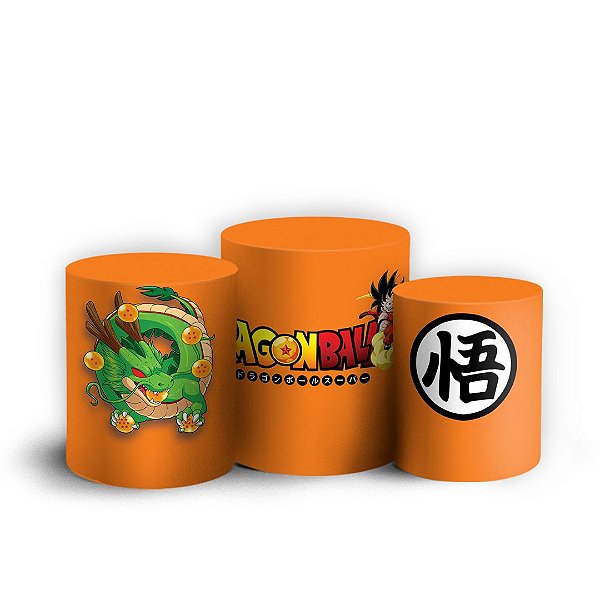 Trio Cilindro - Dragonball - Sublimado 3D + Elástico