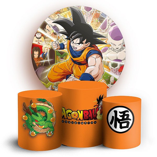 KIT Redondo e Trio - Dragonball - Sublimado 3D