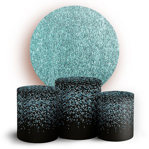 KIT Redondo e Trio - Glitter - Sublimado 3D
