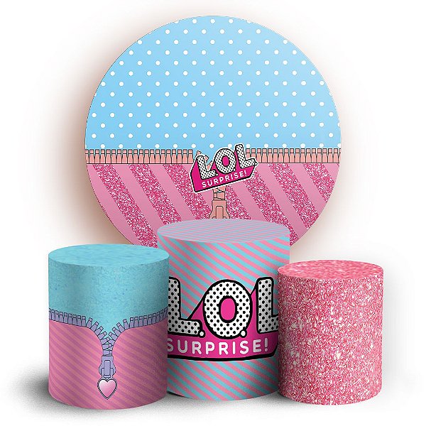 KIT Redondo e Trio - Lol - Sublimado 3D