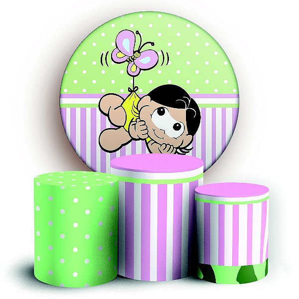 KIT Redondo e Trio - Magali Baby - Sublimado 3D