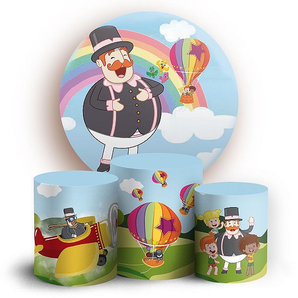 KIT Redondo e Trio - Mundo Bita - Sublimado 3D