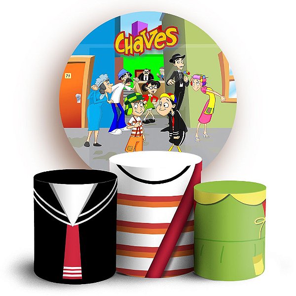 KIT Redondo e Trio - Chaves - Sublimado 3D