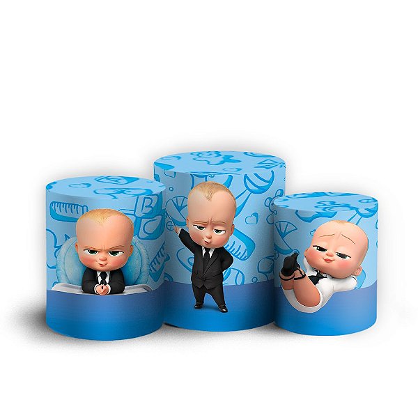 Capas Trio Cilindro Sublimado Vest Facil - Poderoso Chefinho
