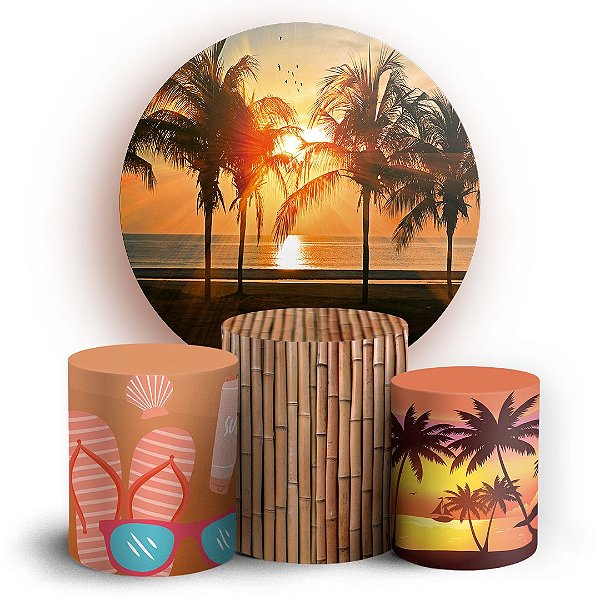 KIT Redondo e Trio - Tardezinha - Sublimado 3D