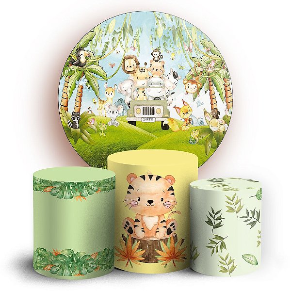 KIT Redondo e Trio - Safari - Sublimado 3D