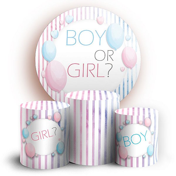 KIT Redondo e Trio - Revelacao - Sublimado 3D