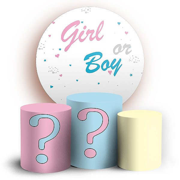 KIT Redondo e Trio - Revelacao - Sublimado 3D