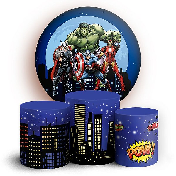 KIT Redondo e Trio - Herois Predios - Sublimado 3D