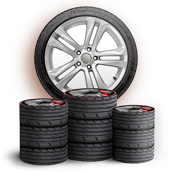 KIT Redondo e Trio - Pneu - Sublimado 3D