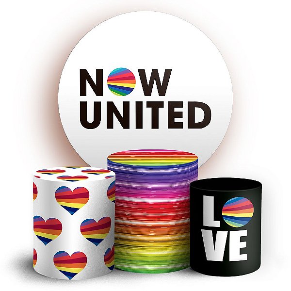 KIT Redondo e Trio - Now United - Sublimado 3D