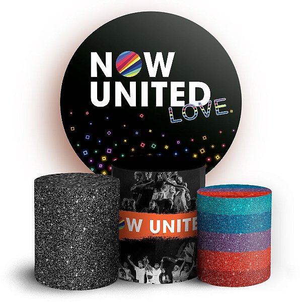KIT Redondo e Trio - Now United - Sublimado 3D