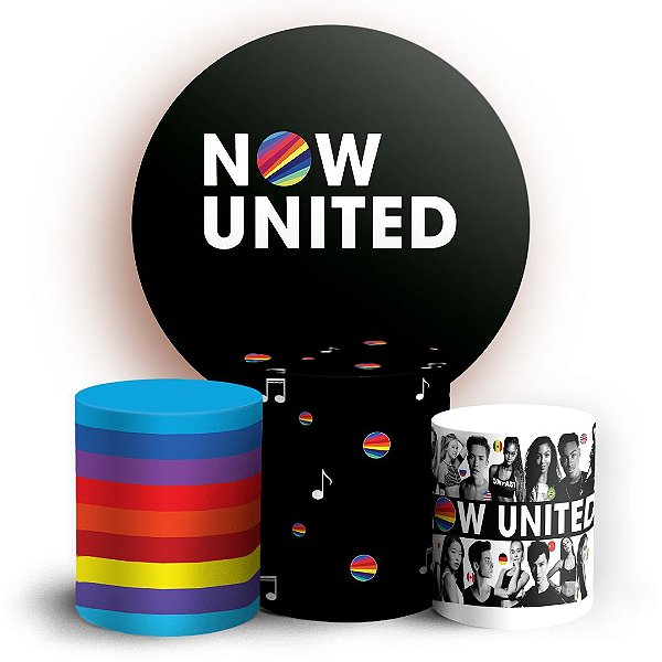 KIT Redondo e Trio - Now United - Sublimado 3D