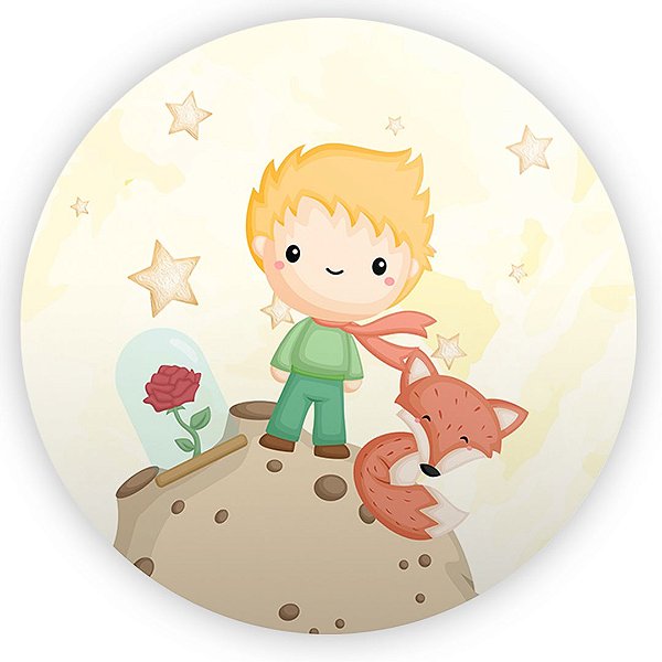 Painel Redondo - Pequeno Principe - Sublimado 3D