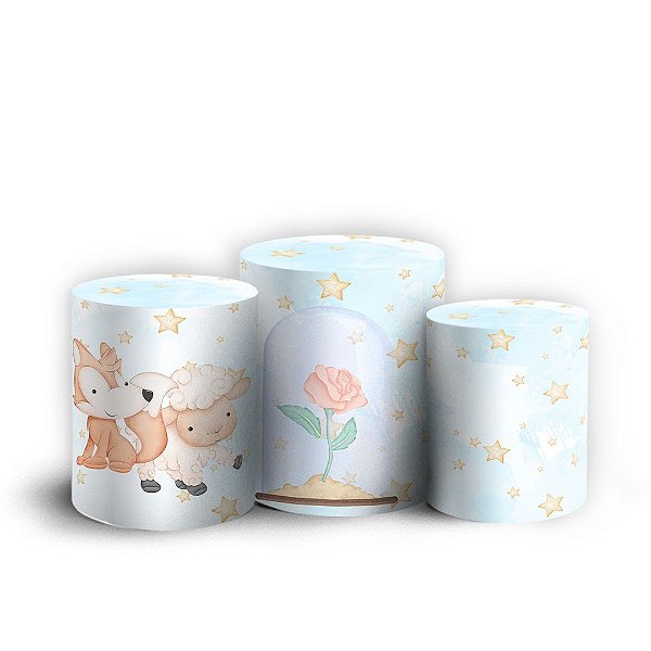 Capas Trio Cilindro Sublimado Vest Facil - Pequeno Principe