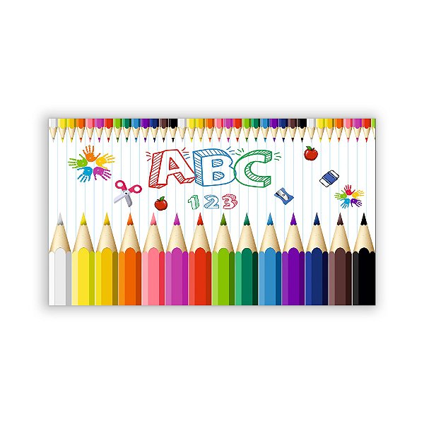 Painel Retangular - ABC - Sublimado 3D