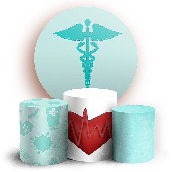 KIT Redondo e Trio - Medicina - Sublimado 3D
