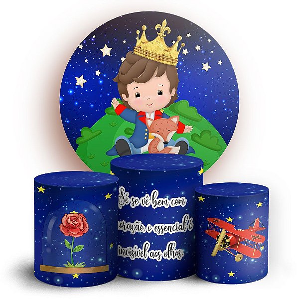 KIT Redondo e Trio - Pequeno Principe - Sublimado 3D
