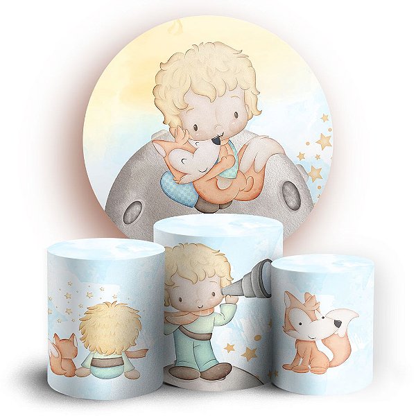 KIT Redondo e Trio - Pequeno Principe - Sublimado 3D