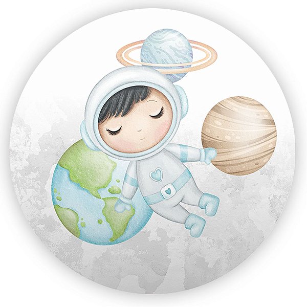 Mini Painel - Astronauta - Sublimado 3D