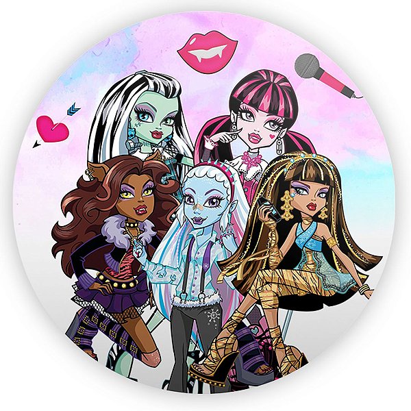 Mini Painel - Monster High - Sublimado 3D
