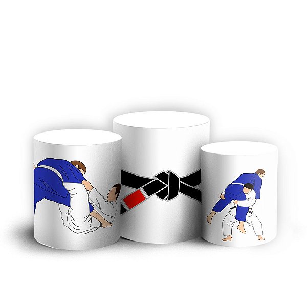 Capas Trio Cilindro Sublimado Vest Facil - Jiu Jitsu