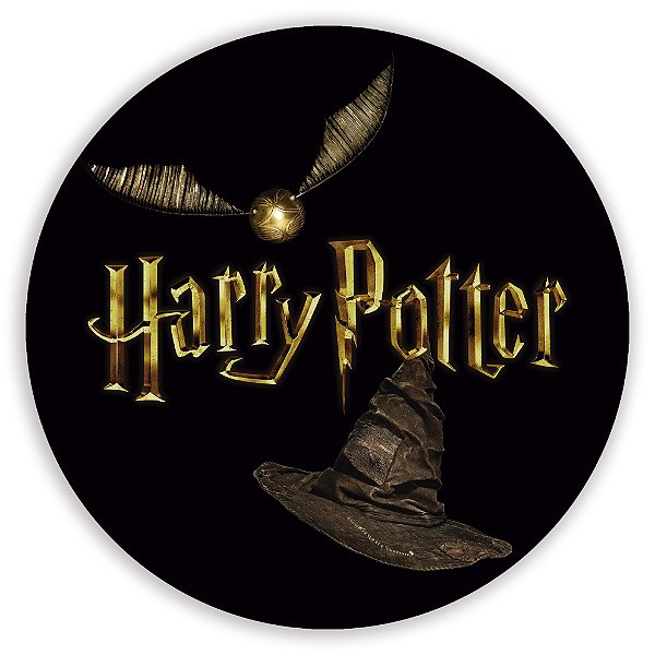Painel Redondo - Harry Potter - Sublimado 3D