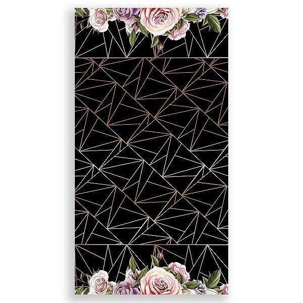 Faixa Lateral - Arabesco Floral - Sublimado 3D