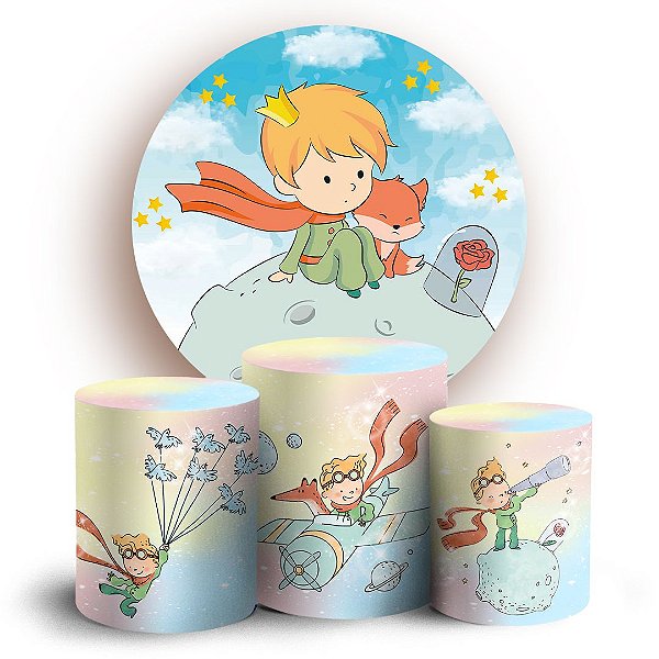 KIT Redondo e Trio - Pequeno Principe - Sublimado 3D