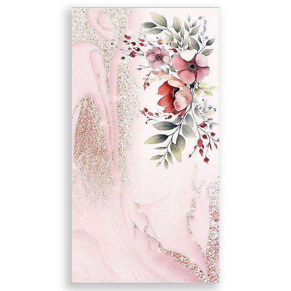 Faixa Lateral - Floral - Sublimado 3D