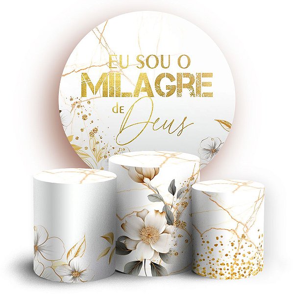 KIT Redondo e Trio - Religioso - Sublimado 3D