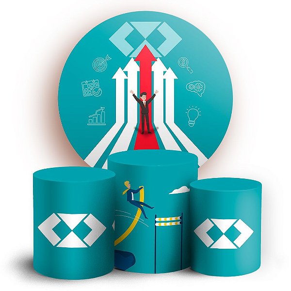 KIT Redondo e Trio - Administração - Sublimado 3D