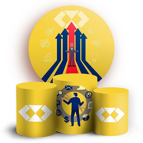 KIT Redondo e Trio - Administração - Sublimado 3D