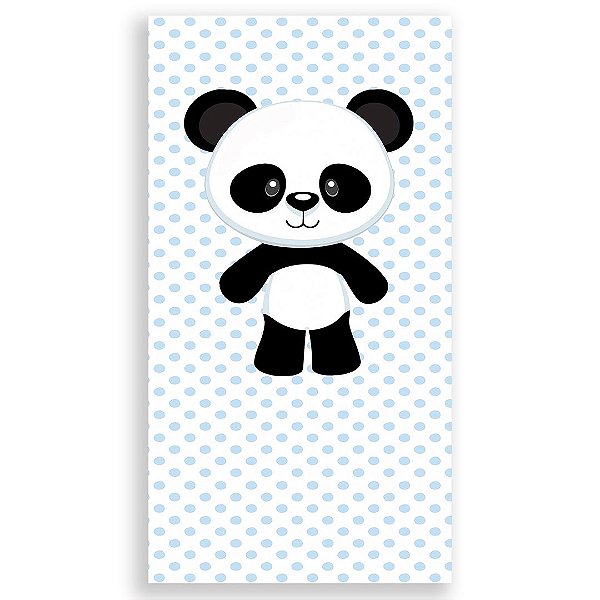 Faixa Lateral - Panda Azul - Sublimado 3D