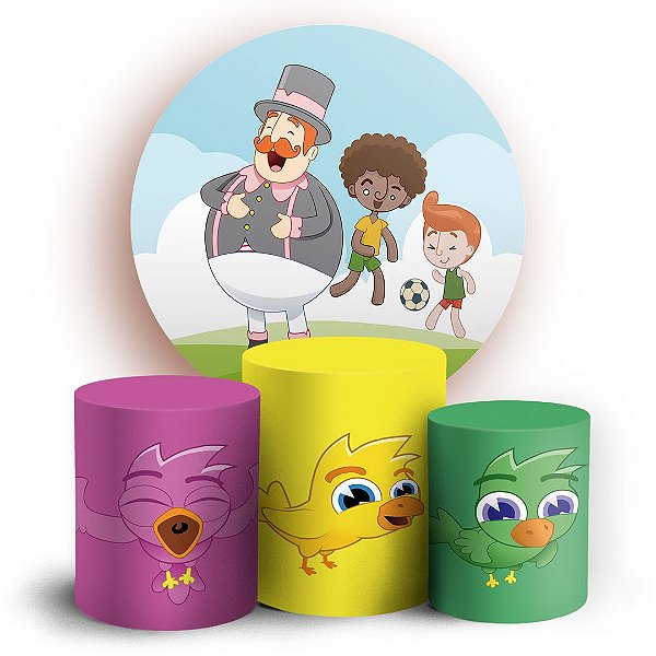 KIT Redondo e Trio - Mundo Bita - Sublimado 3D