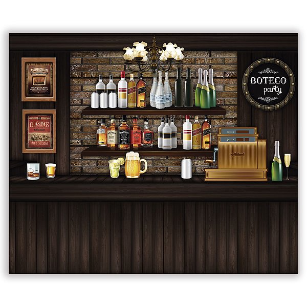 Capa Painel Retangular Sublimado - Boteco
