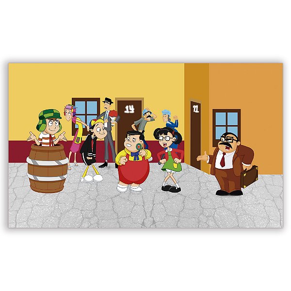 Capa Painel Retangular Sublimado - Chaves