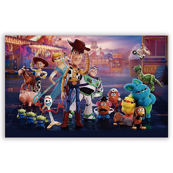 Capa Painel Retangular Sublimado - Toy Story