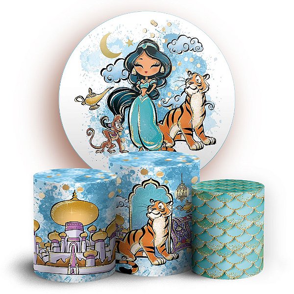 KIT Redondo e Trio - Jasmine - Sublimado 3D