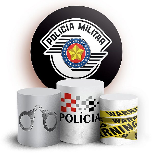 KIT Redondo e Trio - Policia Militar - Sublimado 3D