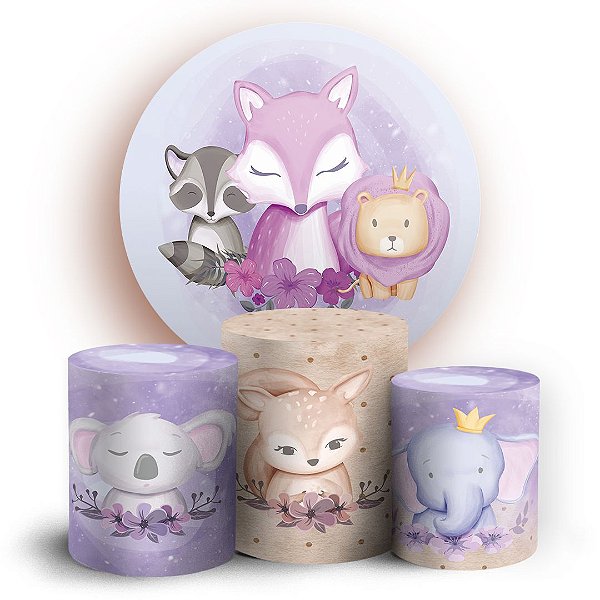 KIT Redondo e Trio - Safari - Sublimado 3D