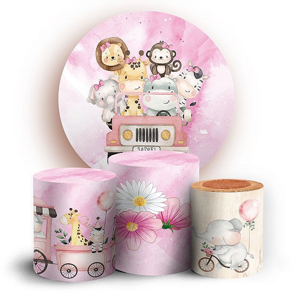 KIT Redondo e Trio - Safari - Sublimado 3D