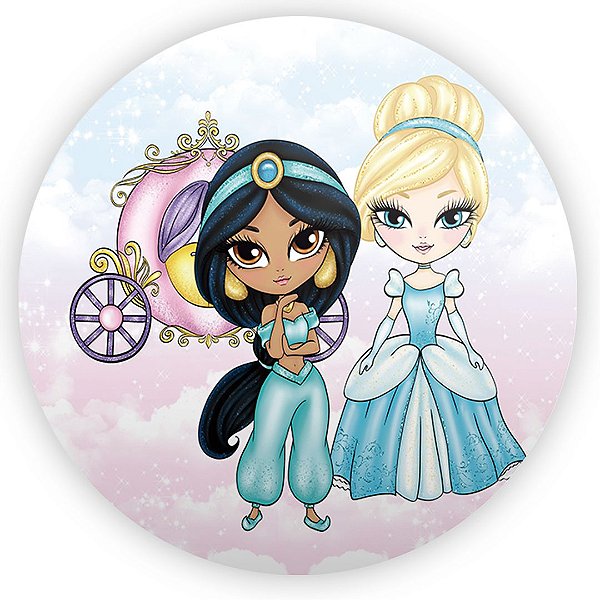 Mini Painel - Princesas - Sublimado 3D