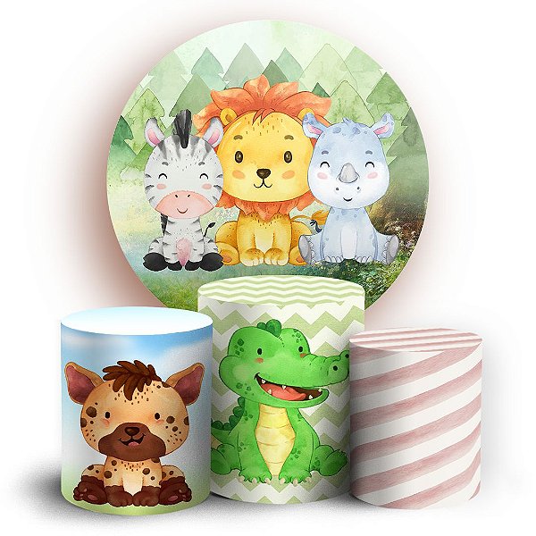 KIT Redondo e Trio - Safari - Sublimado 3D