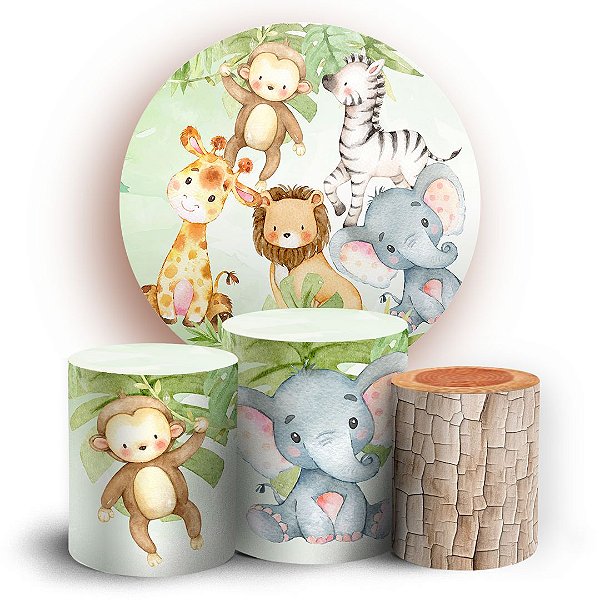 KIT Redondo e Trio - Safari - Sublimado 3D