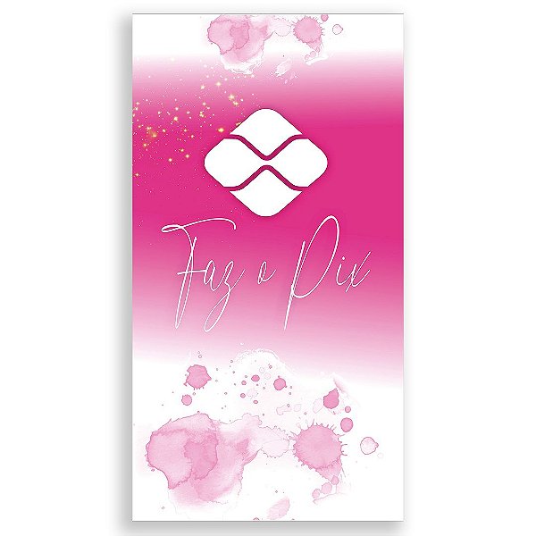 Faixa Lateral - Pix Rosa - Sublimado 3D
