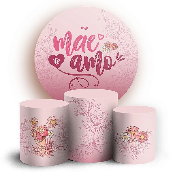 KIT Redondo e Trio - Dia das Mães - Sublimado 3D