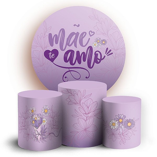 KIT Redondo e Trio - Dia das Mães - Sublimado 3D