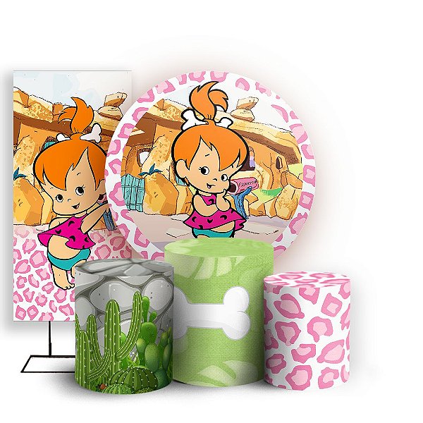 KIT Redondo Trio e Faixa - Pedrita - Sublimado 3D